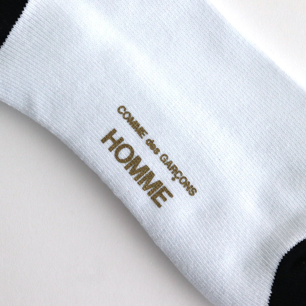 綿パイルライン入りソックス #WHITE [HO-K502-051]