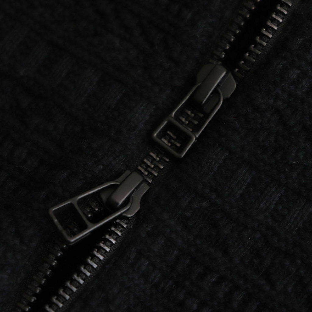 Links Zip Up Vest #Black [2501-017]