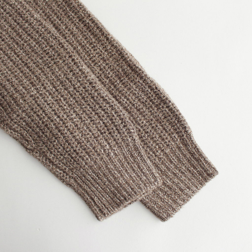 WILD NATURE YARN ‘HOMIE’ SWEATER #TERRACOTTA [NG23W-03SW01C]
