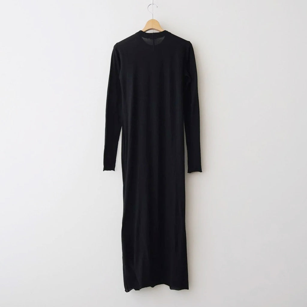 Cotton Cashmere Dress #BLACK [I25AW-CUT5]