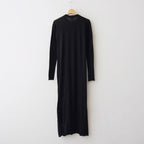 Cotton Cashmere Dress #BLACK [I25AW-CUT5]