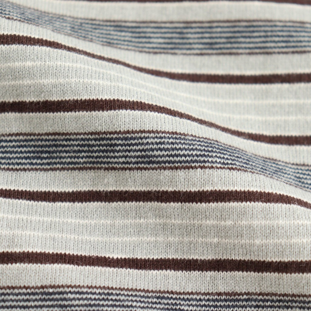 STRIPE TEE #SMOKE BLUE [2541000901]
