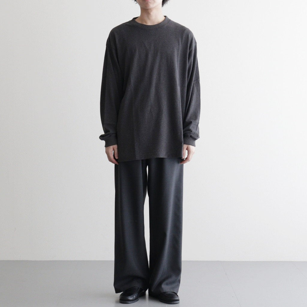 Border L/S Cutsew #CHARCOAL [2601-012]