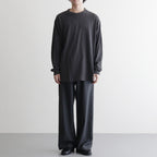 Border L/S Cutsew #CHARCOAL [2601-012]