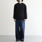 Selvage Denim Two Tuck Pants #INDIGO DARK FADE [GU263-40061DB]
