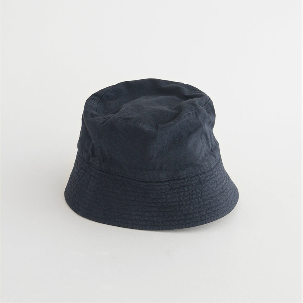 GARMENT-DYED FINX CHINO BUCKET HAT MADE BY KIJIMA TAKAYUKI #NAVY [A26SC01KT]