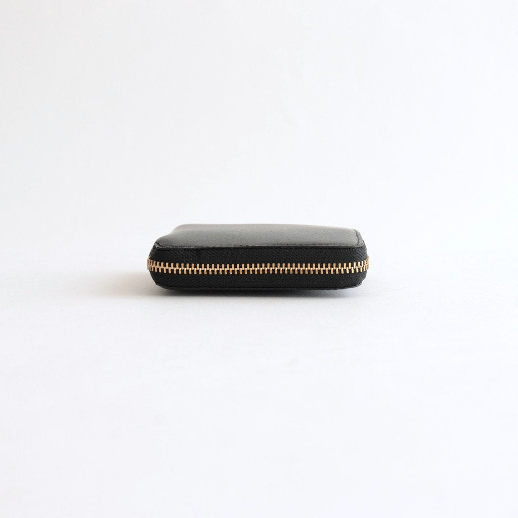 二つ折りZIP財布 - CLASSIC LEATHER LINE #BROWN [8Z-D002-051] _