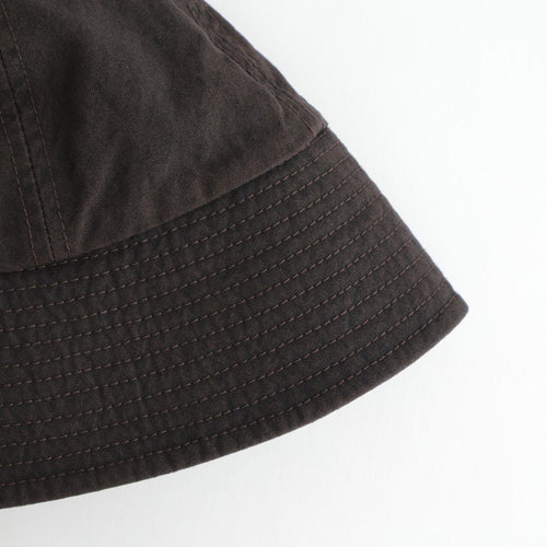 ナイロンオックス製品染セーラーハット #BROWN [HQ-K601-051]