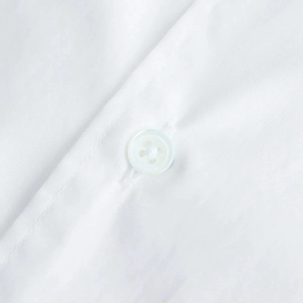 Broad L/S Oversized Regular Collar Shirt #WHITE [GM261-50001B]