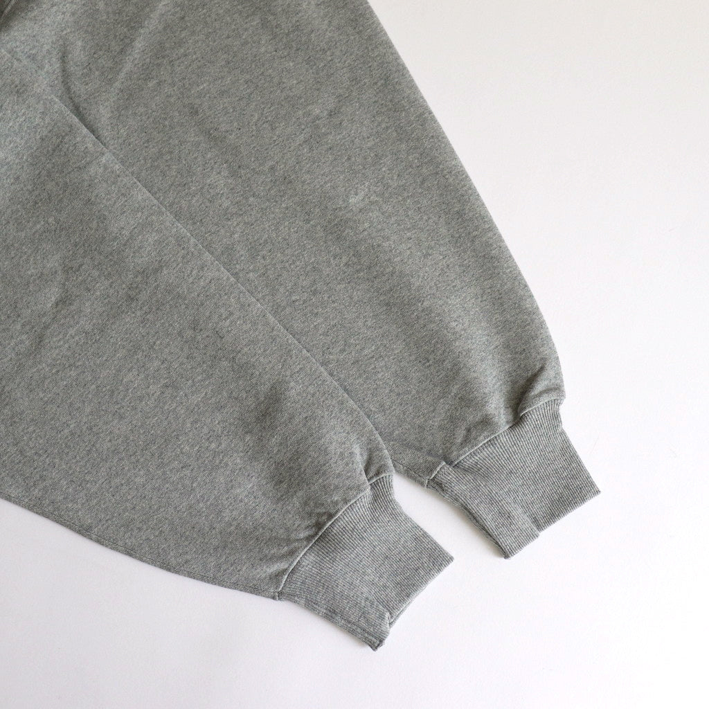 LIGHT OZ CREW NECK SWEAT #H.GRAY [FSC243-70160B]