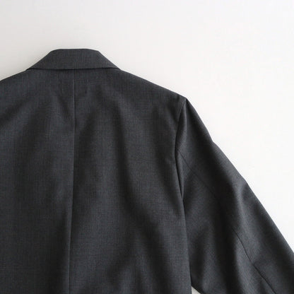 WOOL TROPICAL TAILORED JACKET #TOP GRAY [JKAGCW0700]