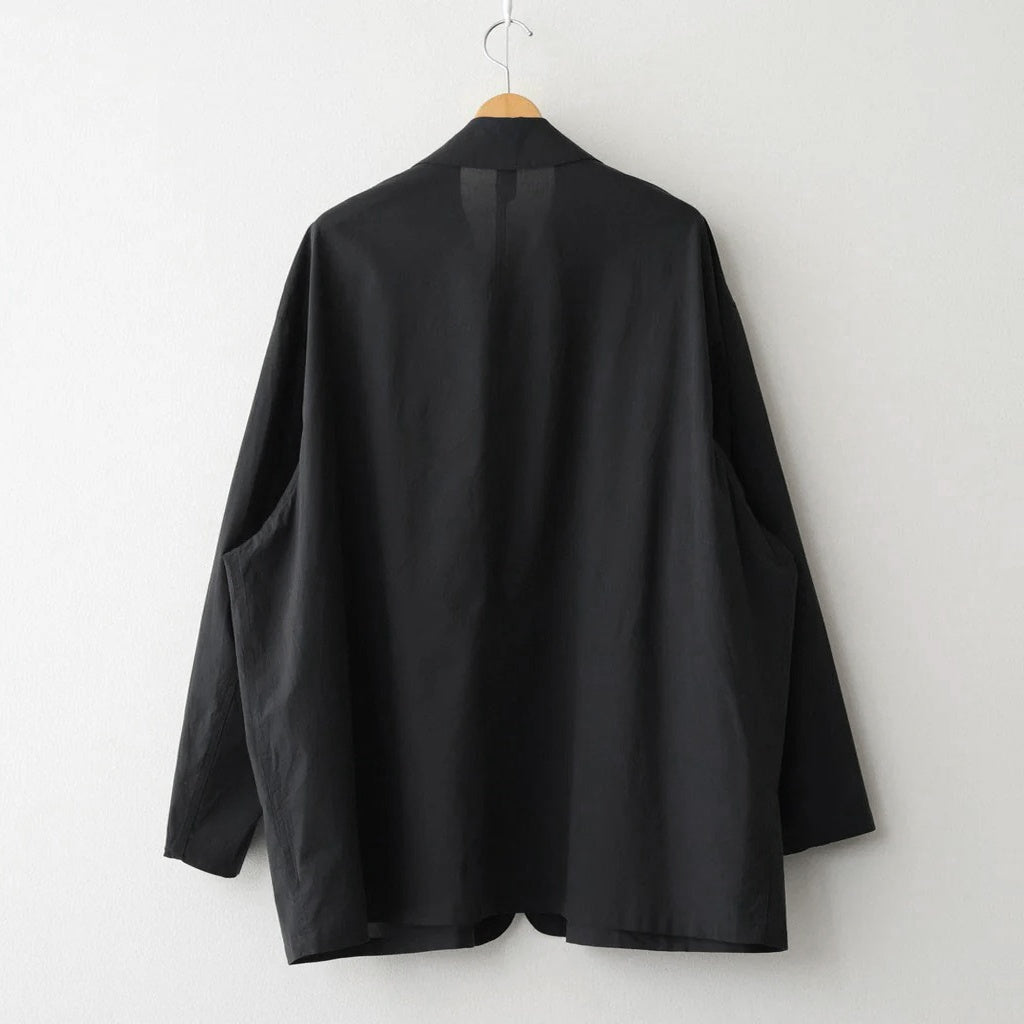 Cotton Wool Poplin Oversized Coverall #BLACK [GM261-30306