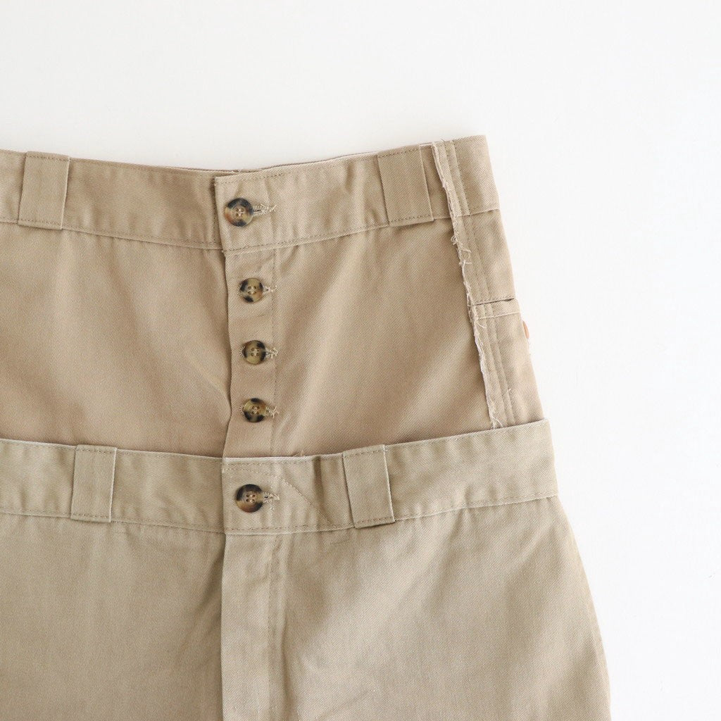 W WAIST CHINO PT #BEIGE A [Q25A-T064]