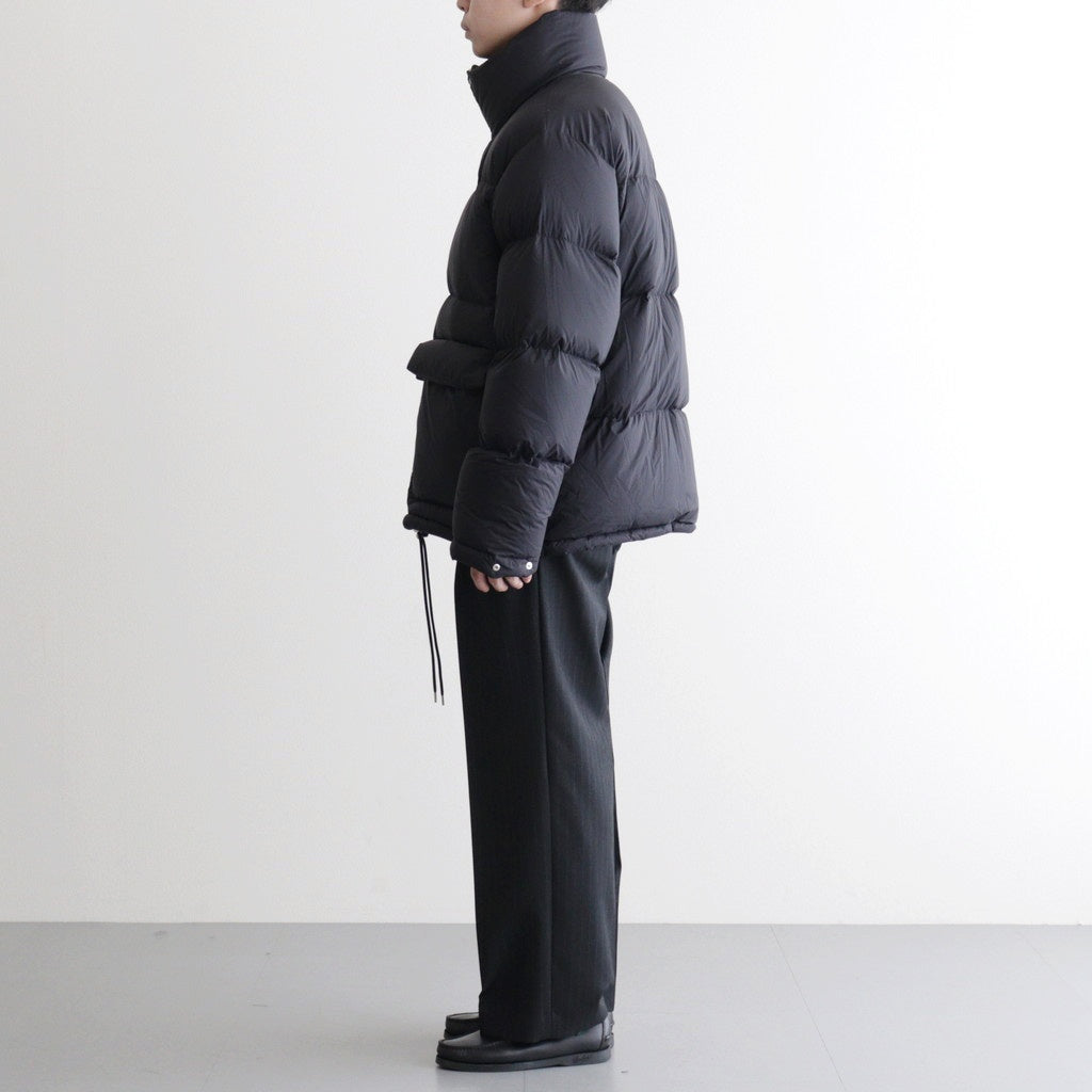 SUPER LIGHT NYLON RIPSTOP DOWN BLOUSON #BLACK [A25AB01NL]