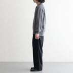 EXTRA FINE WOOL KNIT SKIPPER #GREY [ST.1636]