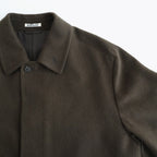 BABY CAMEL FLANNEL COAT #DARK BROWN [A25AC01BF]