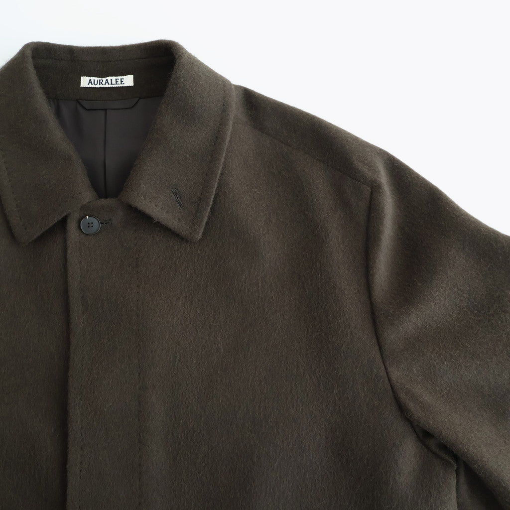 BABY CAMEL FLANNEL COAT #DARK BROWN [A25AC01BF]