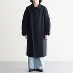 Wool Cashmere Double Breasted Rever Coat #Black [YK26FW01317C]