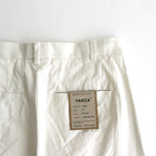 CHINO CLOTH PANTS TWO TUCK STRAIGHT #white [15606]