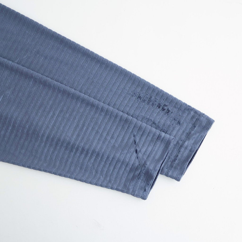 Velour Border Long Sleeve Tee #BLUE [I26SS-CUT13]