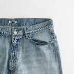 FADED SELVEDGE LIGHT DENIM PANTS #LIGHT INDIGO [A26SP02DE]