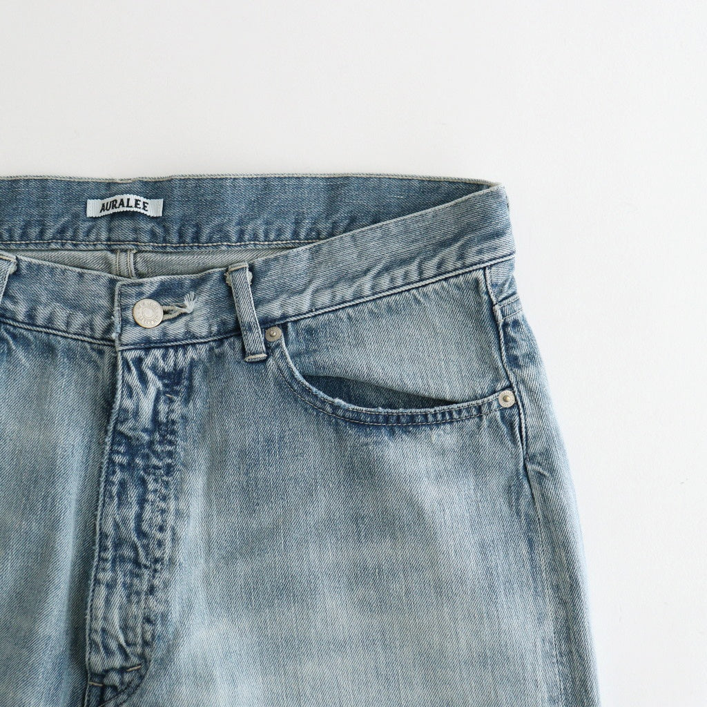 FADED SELVEDGE LIGHT DENIM PANTS #LIGHT INDIGO [A26SP02DE]