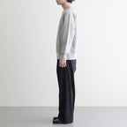 Brushed Cotton Gabardine Wide Straight Pants #BLACK [GM261-40395]