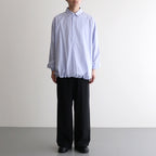 Seersucker Pullover Shirt #BLUE [GU251-50063]