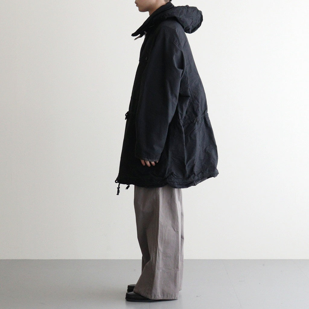KATHARINE HAMNETT Recycle Polyester Half Coat #BLACK [YK25FW01128C-KH]