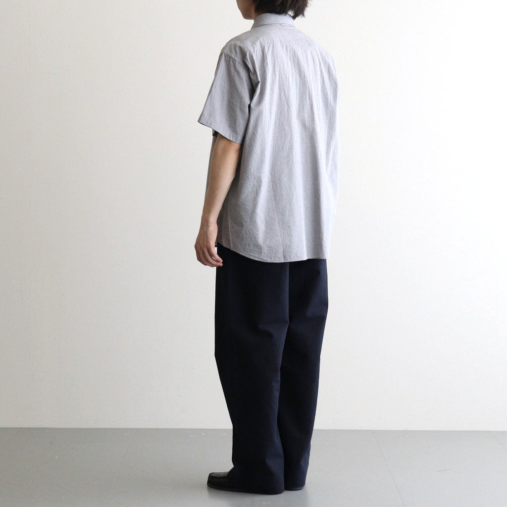 Button Shirt – Wide S/S #GRAY [11061113]