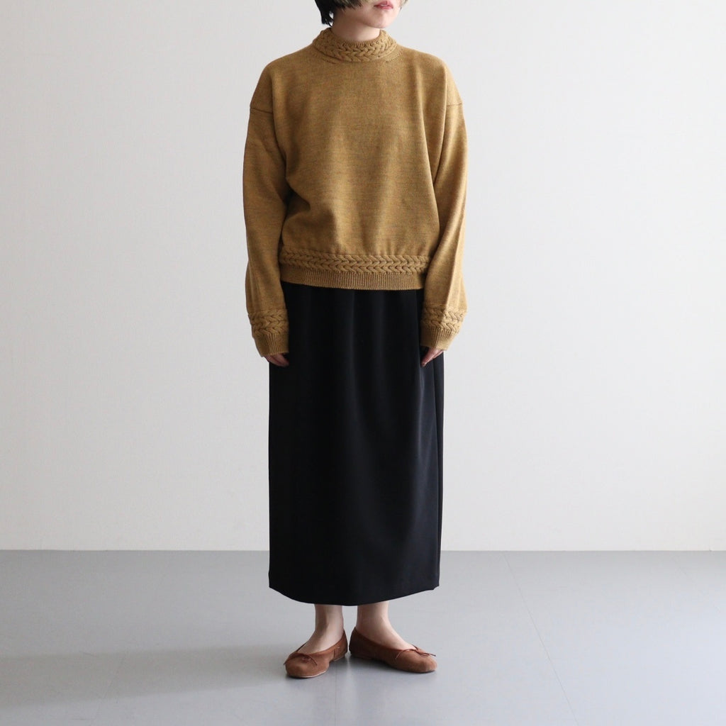 Women's Pullover #MUSTARD [2503-020]