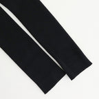 COTTON HIGH GAUGE RIB KNIT CROPPED CREW NECK CARDIGAN #BLACK [A00C04HR]