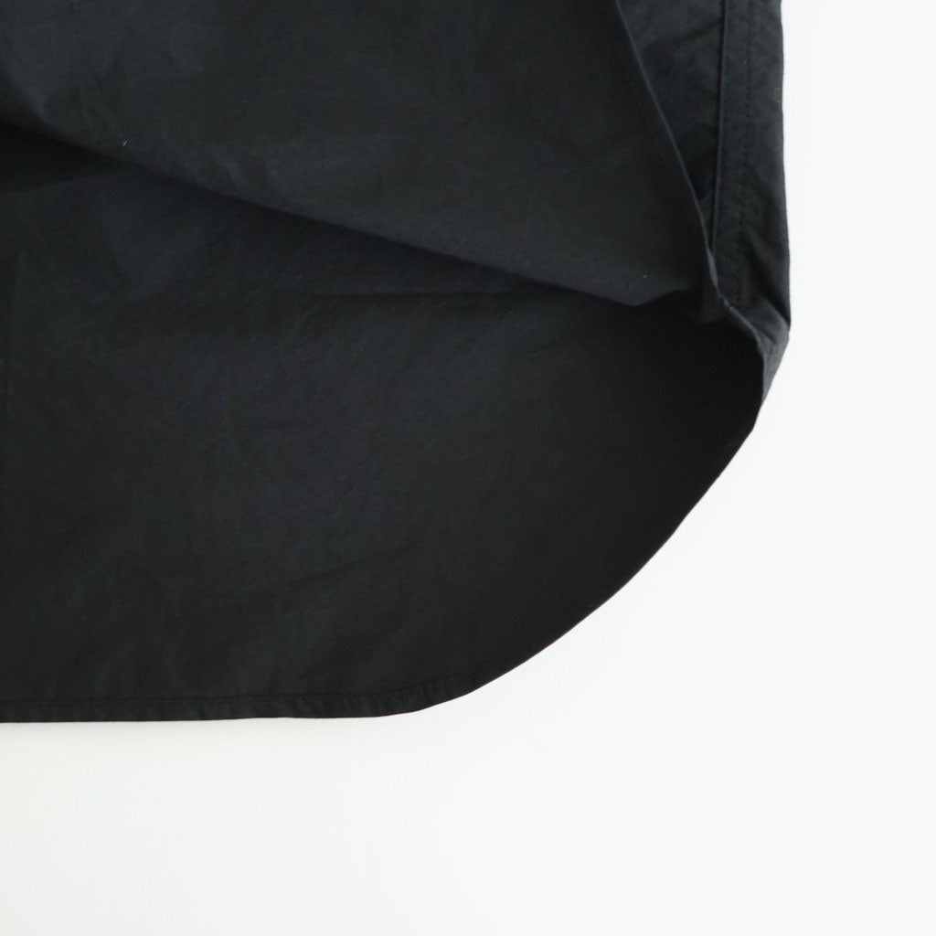 綿ナイロンウェザー L/S シャツ #BLACK [HQ-B013-051]