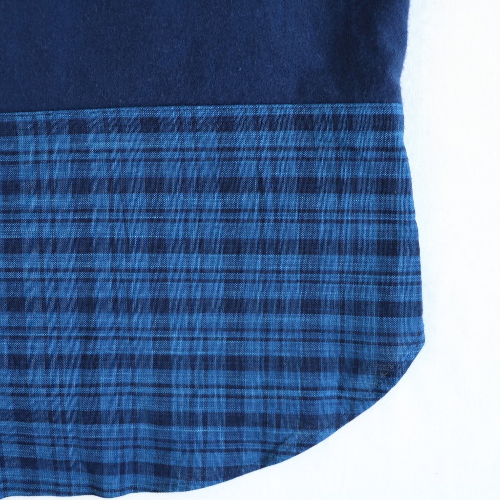 松阪木綿のポケットシャツ #NAVY