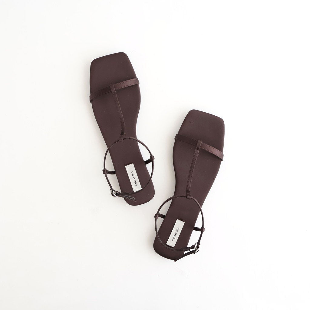 Satin Strap Sandals #CHO [12611007]