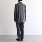 LIGHT WOOL MAX GABARDINE JACKET #DARK GRAY [A25AJ01MG]
