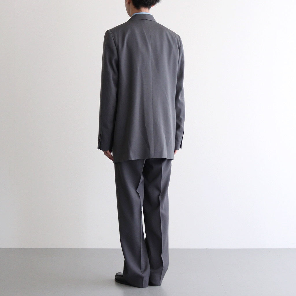 LIGHT WOOL MAX GABARDINE JACKET #DARK GRAY [A25AJ01MG]