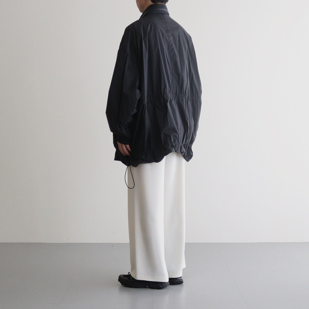 NYLON UTILITY OVER COAT #BLACK [YK24SS0631C]