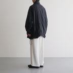 NYLON UTILITY OVER COAT #BLACK [YK24SS0631C]