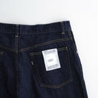 HEMP DENIM PANTS - WIDE TAPERED #indigo [34-10.5H]