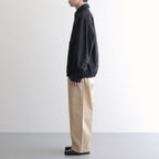 POWDER COTTON SWING TOP BLOUSON #BLACK [FSC254-30061]