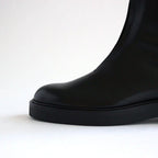 FRONT-ZIP BOOTS #BLACK [BSS2234005]