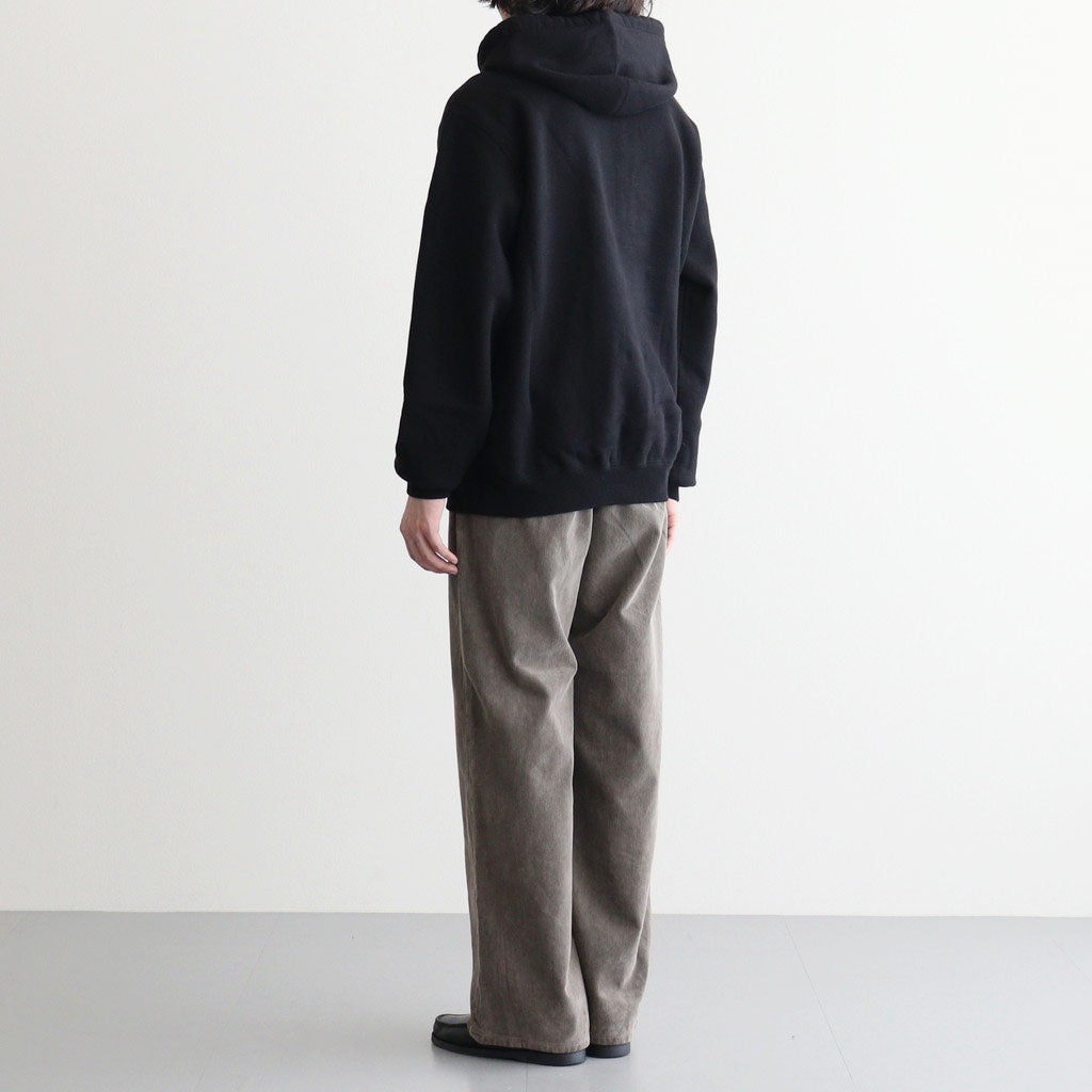 SMOOTH SOFT SWEAT P/O PARKA #BLACK [A26AP01TU]