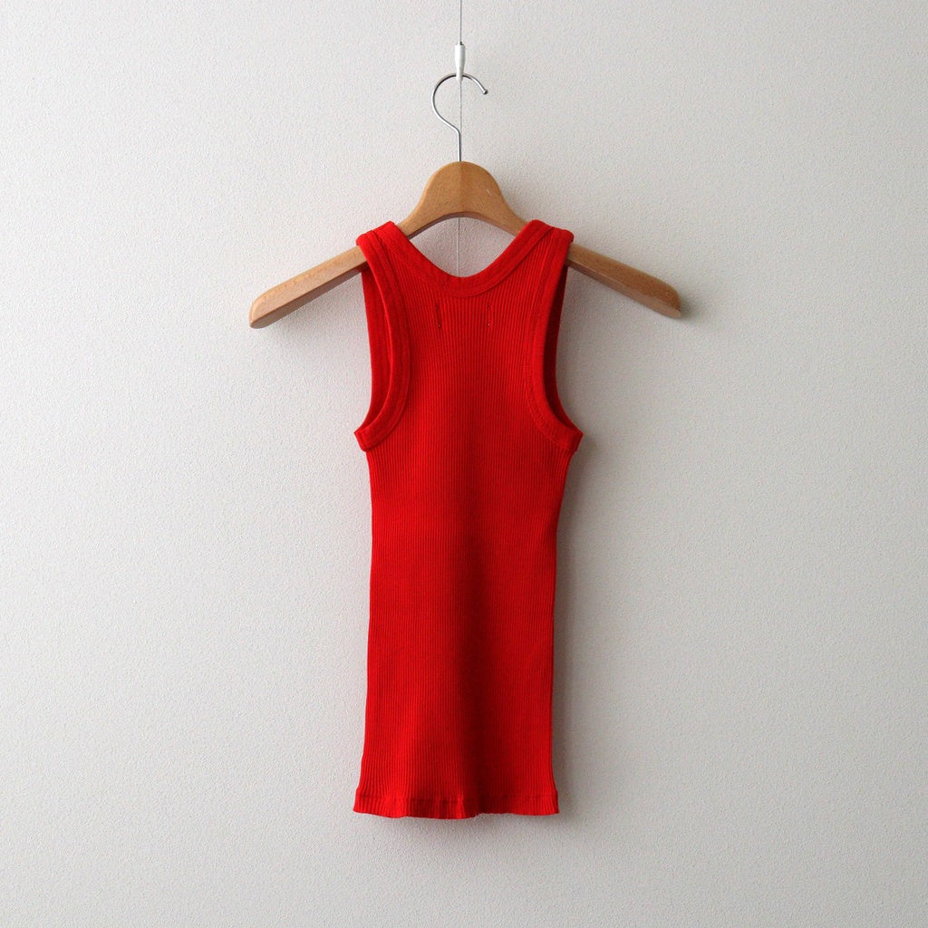 Seamless Rib Tanktop #RED [12610612]