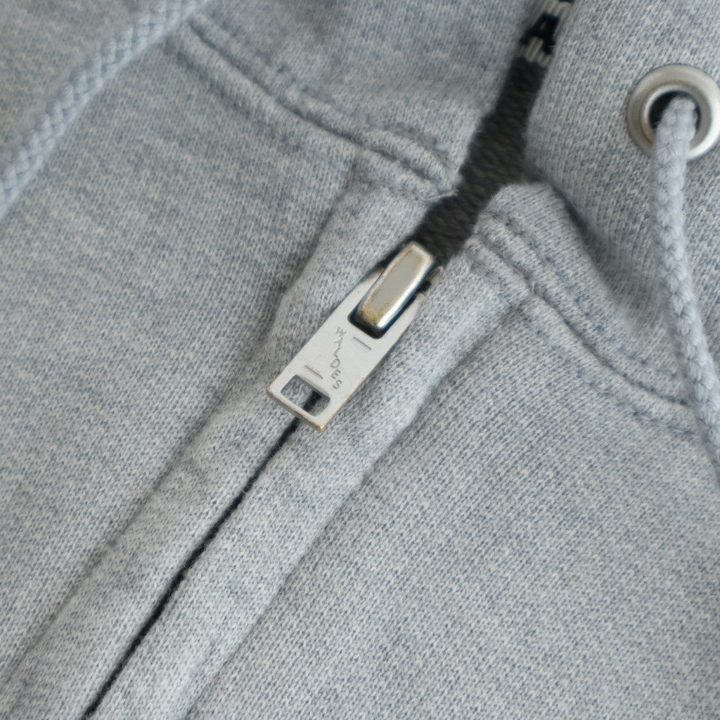 PRODUCT DYED PIMA LIGHT SWEAT ZIP PARKA #TOP GRAY [A25AP01MS