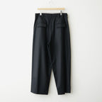 よそいきシンプル2タックワイドPT #BLACK [D226-P153]