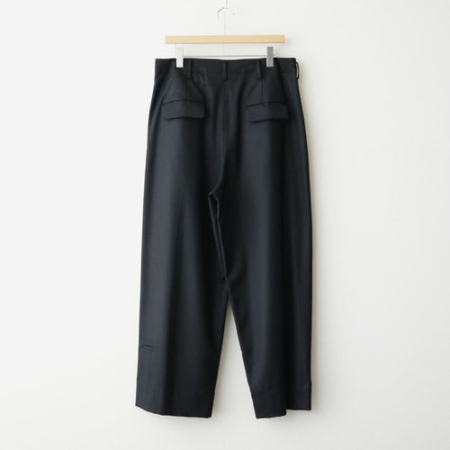 よそいきシンプル2タックワイドPT #BLACK [D226-P153]