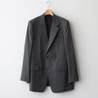LIGHT WOOL MAX GABARDINE JACKET #DARK GRAY [A25AJ01MG]
