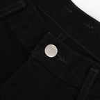 ONE WASH BLACK DENIM ASHLEY JEANS #BLACK [N0025]