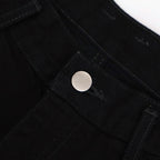 ONE WASH BLACK DENIM ASHLEY JEANS #BLACK [N0025]